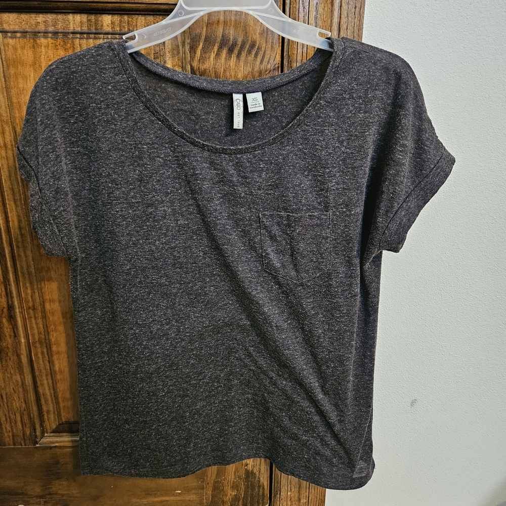 Cato Charcoal Short Sleeve Tee